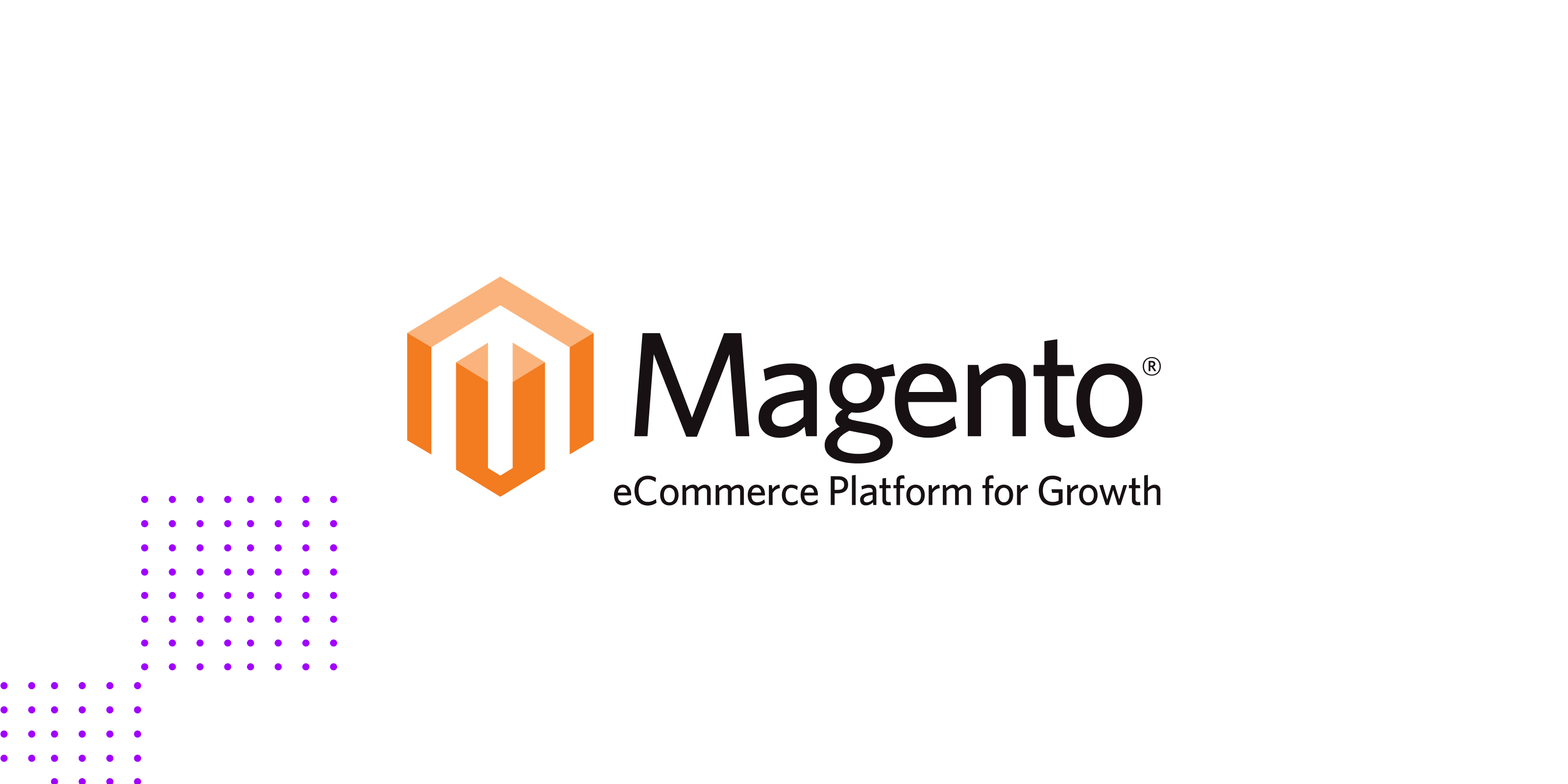 a feature image for a very famous CMS ( Magneto) for eCommerce websites